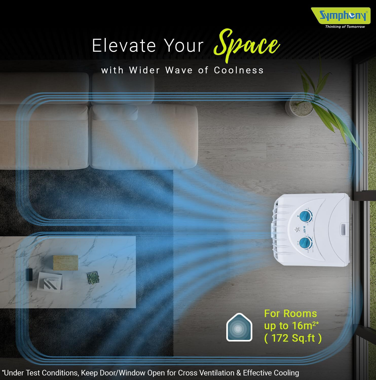 Image of Symphony 50 L Tower Air Cooler