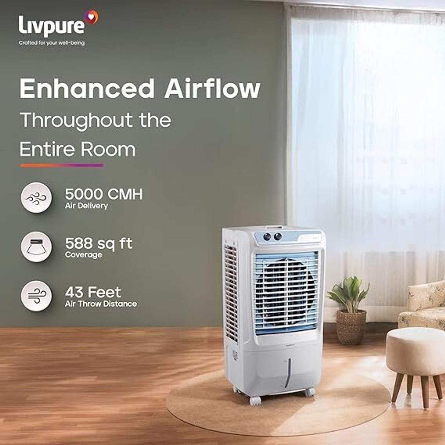 Image of LIVPURE 65 L Desert Air Cooler
