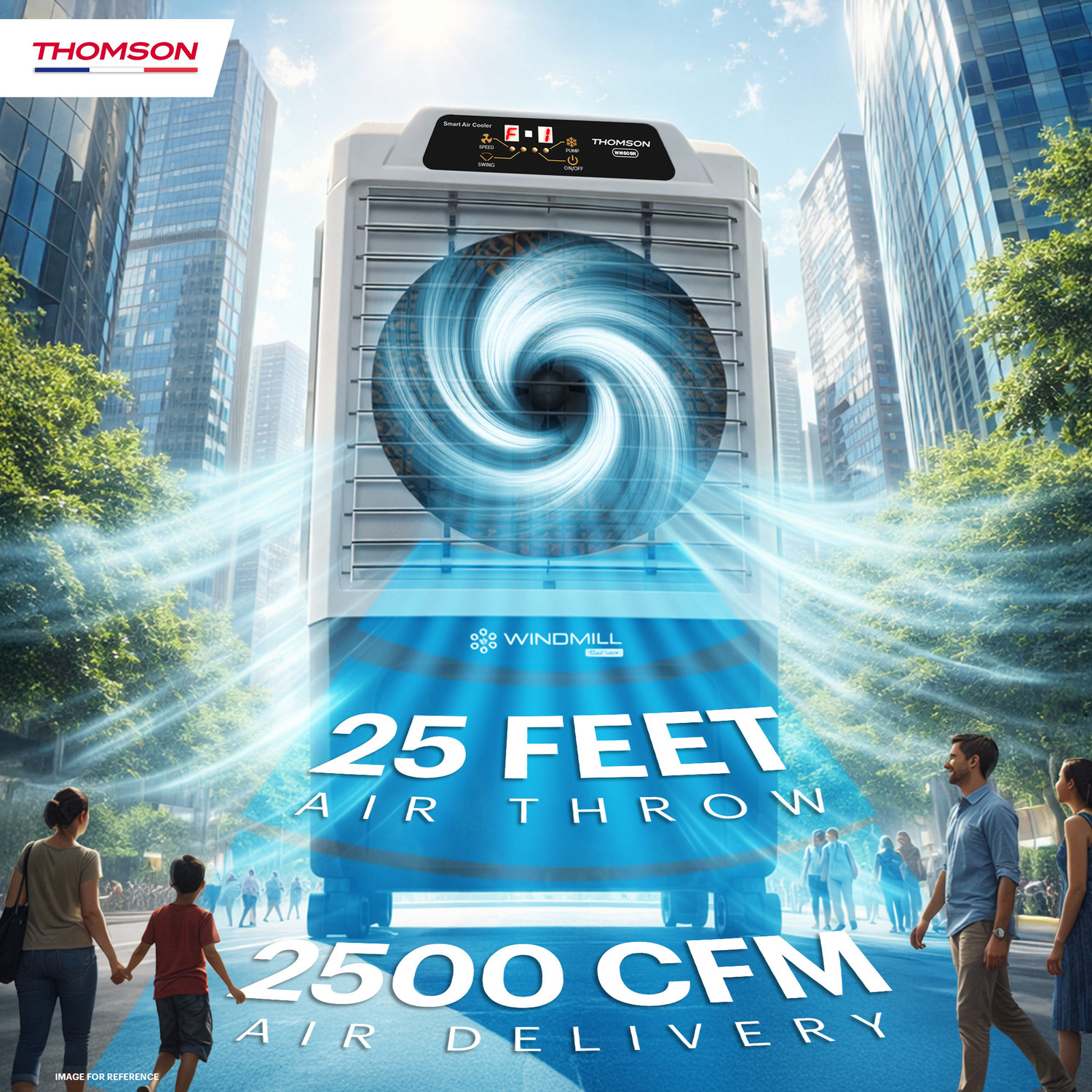 Image of Thomson 60 L Room /Personal Air Cooler With Smart Remote Control Technology