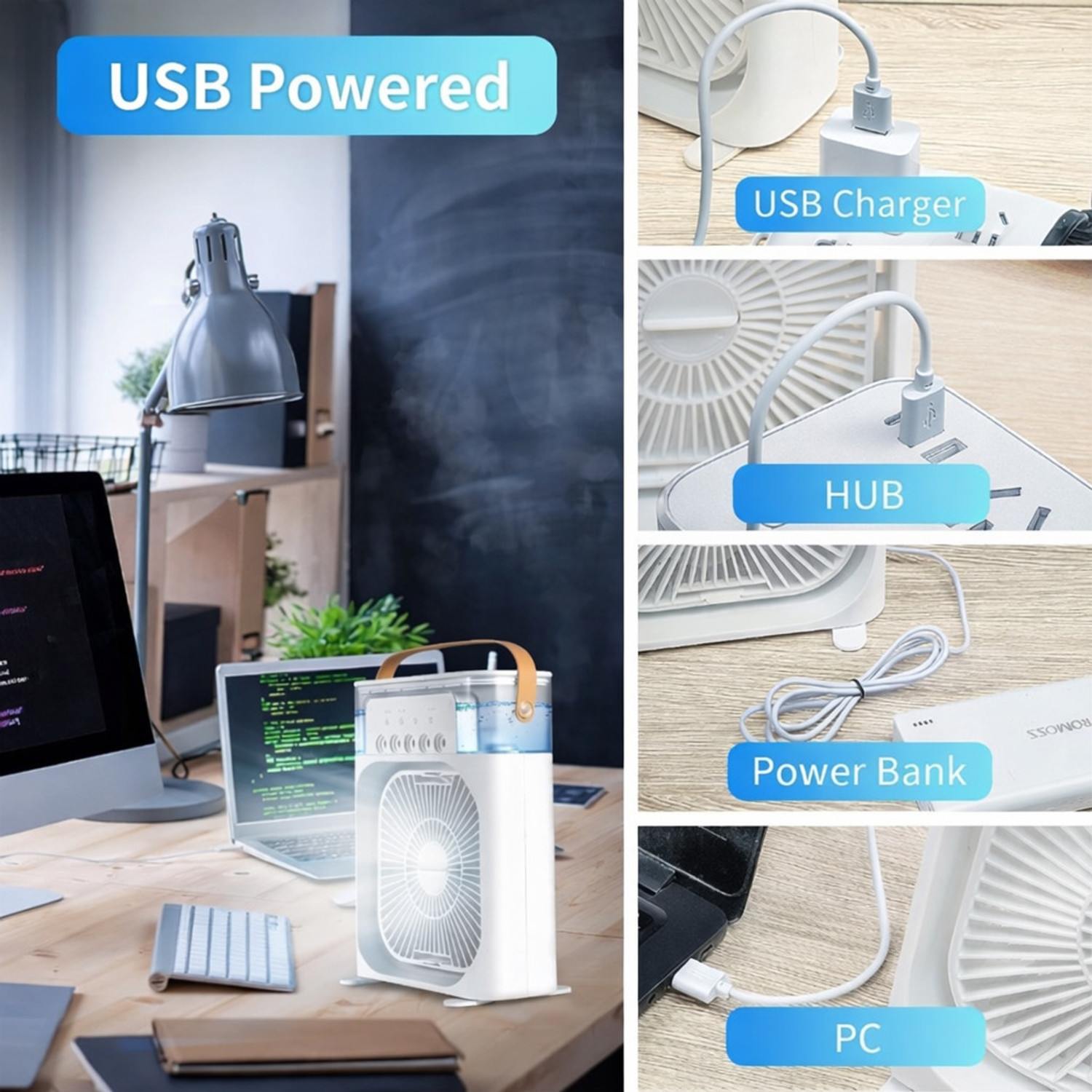 Image of MYCHNw 600 ml Room /Personal Air Cooler