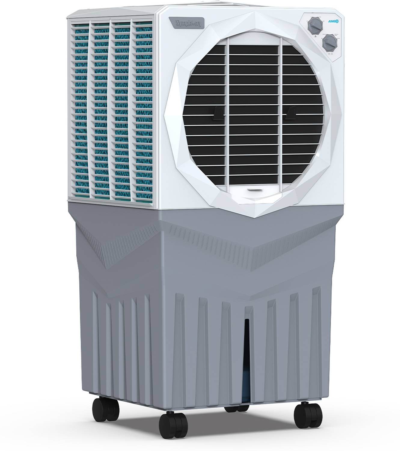 Symphony 200 L Desert Air Cooler Powerful Exhaust Fan | 5 Star Rated | Easy-Fill Technology | Rapid Chill Technology | Honeycomb Cooling Pads | 3-Year Warranty