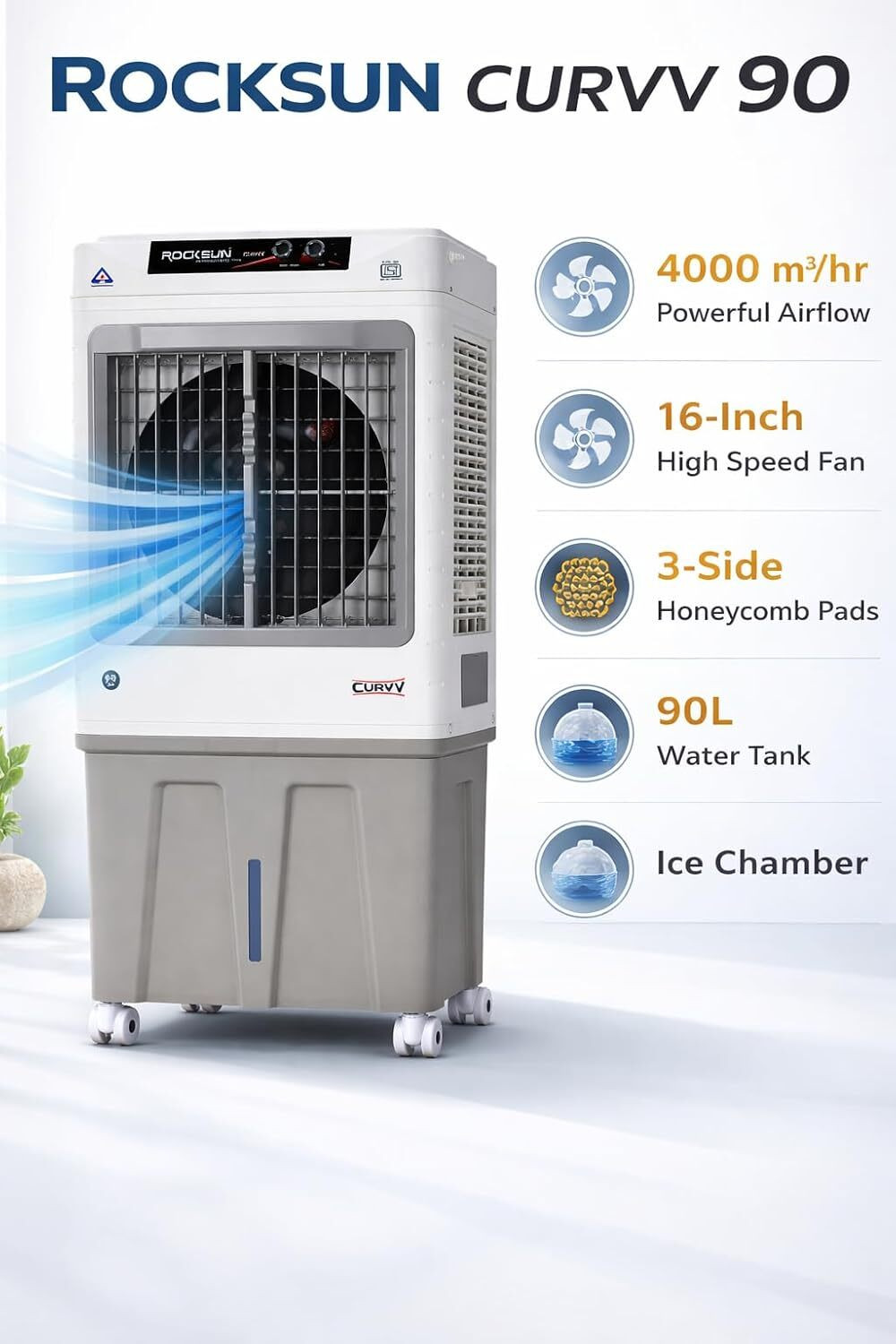 Image of ROCKSUN 90 L Desert Air Cooler
