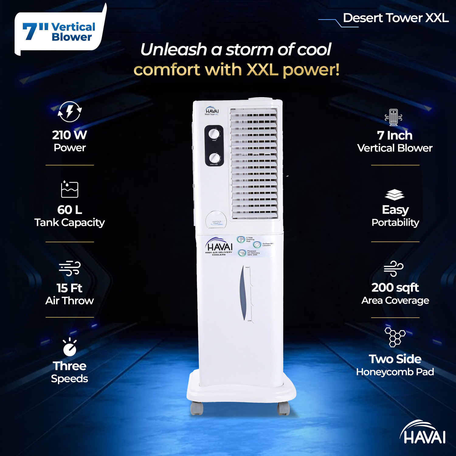 Image of Havai 60 L Tower Air Cooler