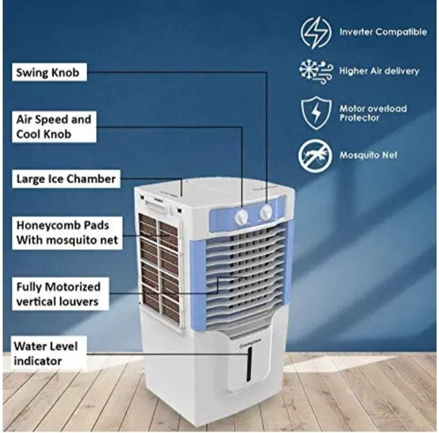 Image of Crompton 10 L Room /Personal Air Cooler