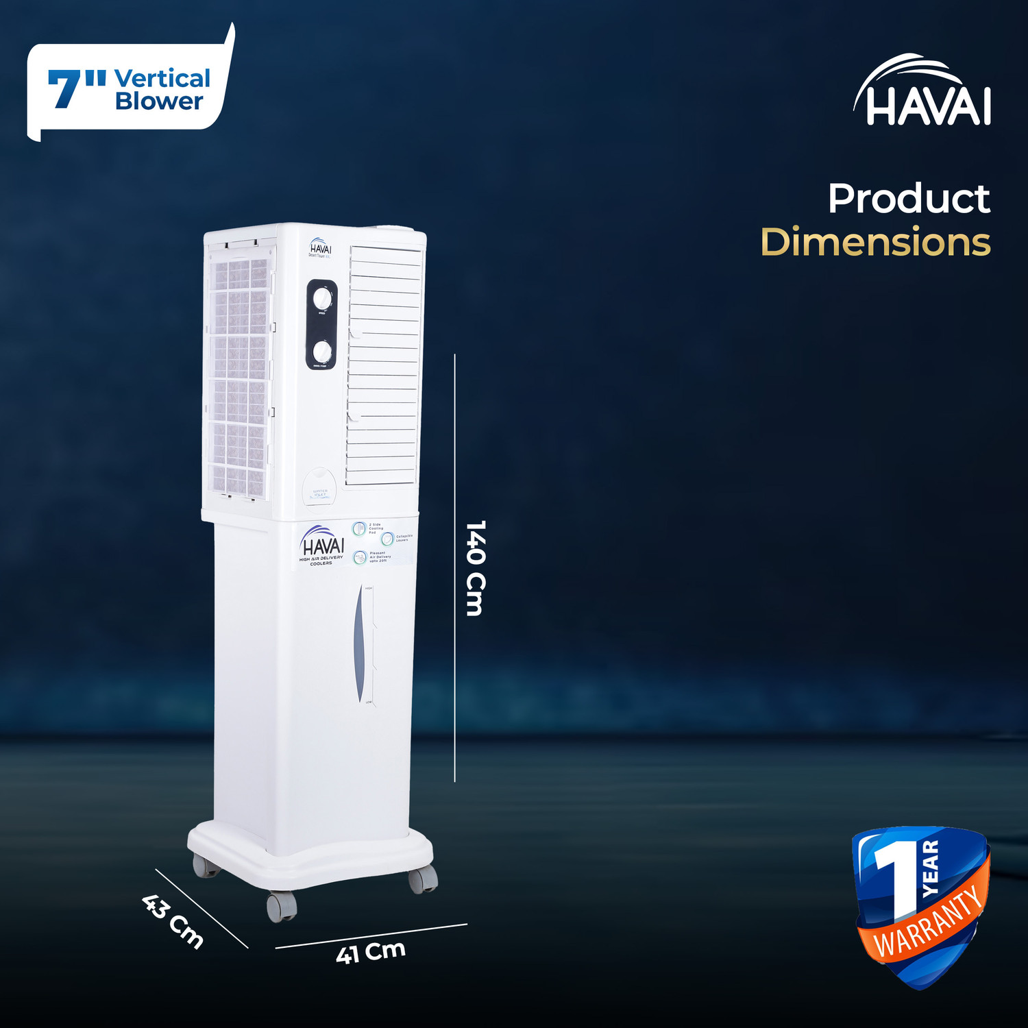 Image of Havai 60 L Tower Air Cooler