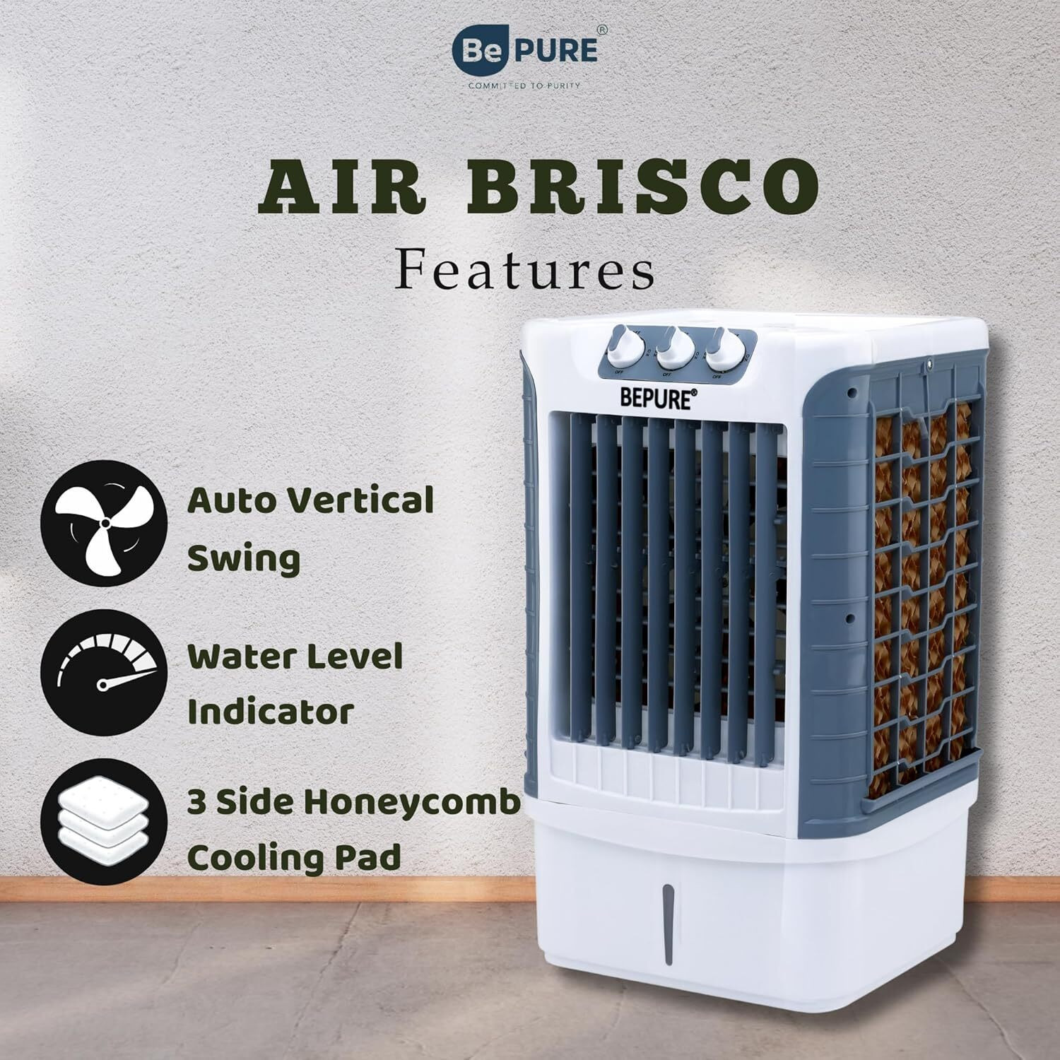 Image of BePURE 12 L Room /Personal Air Cooler