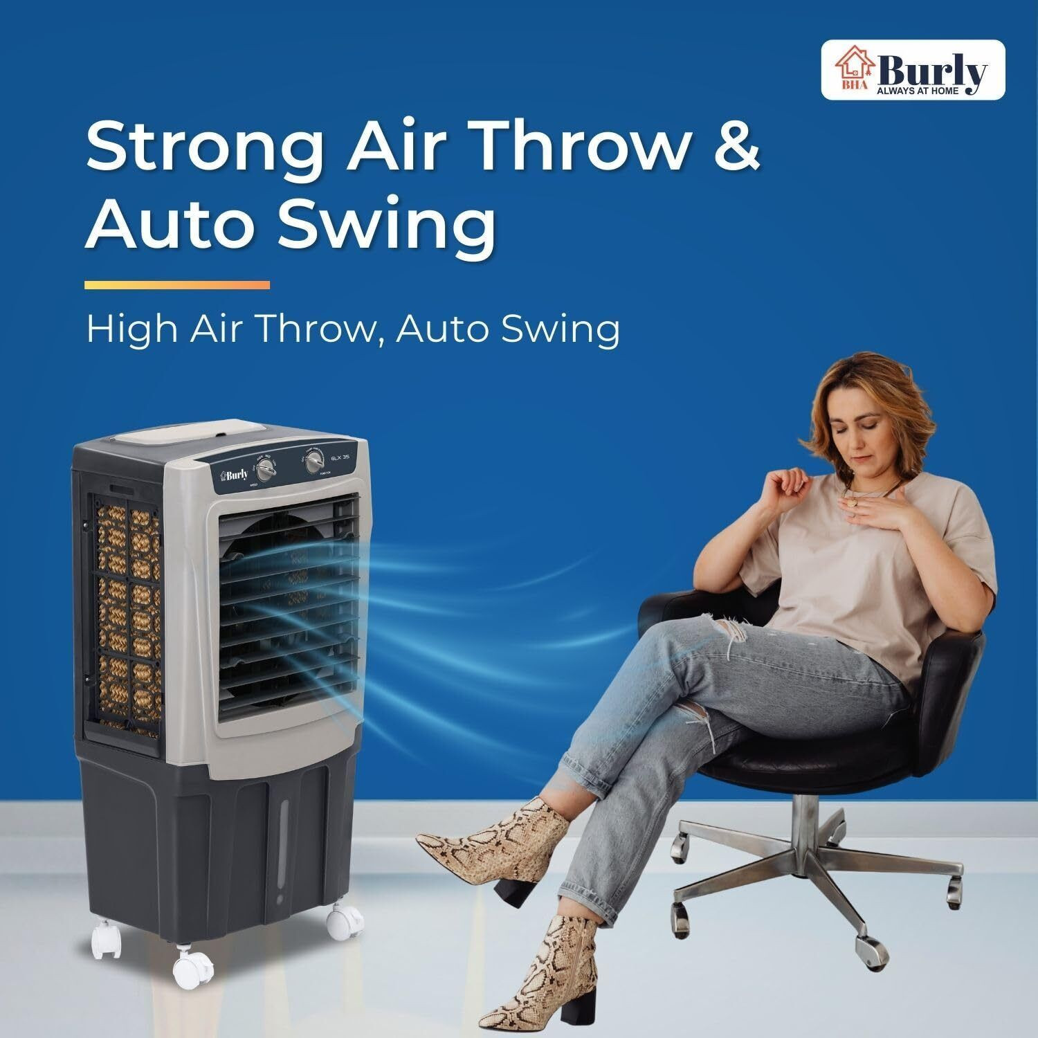 Image of BHABURLY 35 L Room /Personal Air Cooler