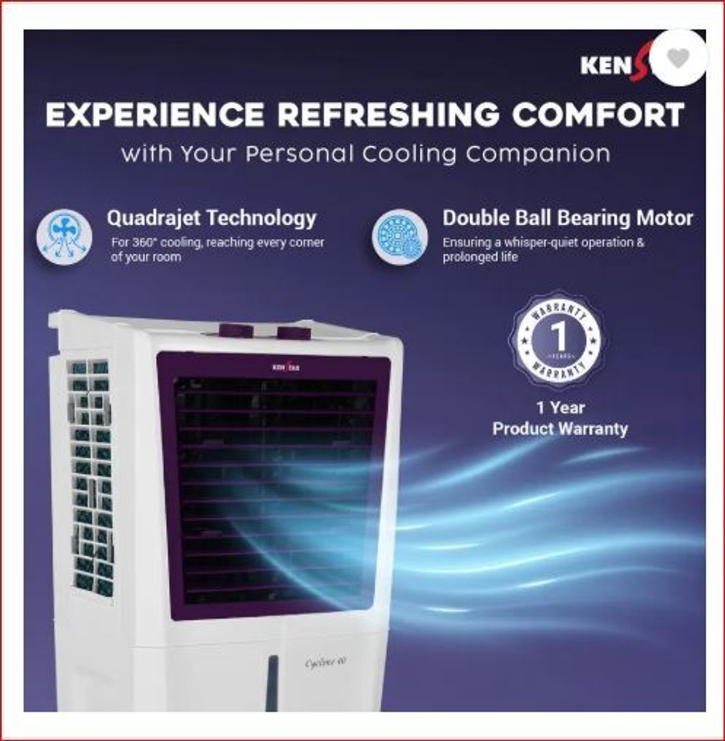 Image of Kenstar 40 L Desert Air Cooler