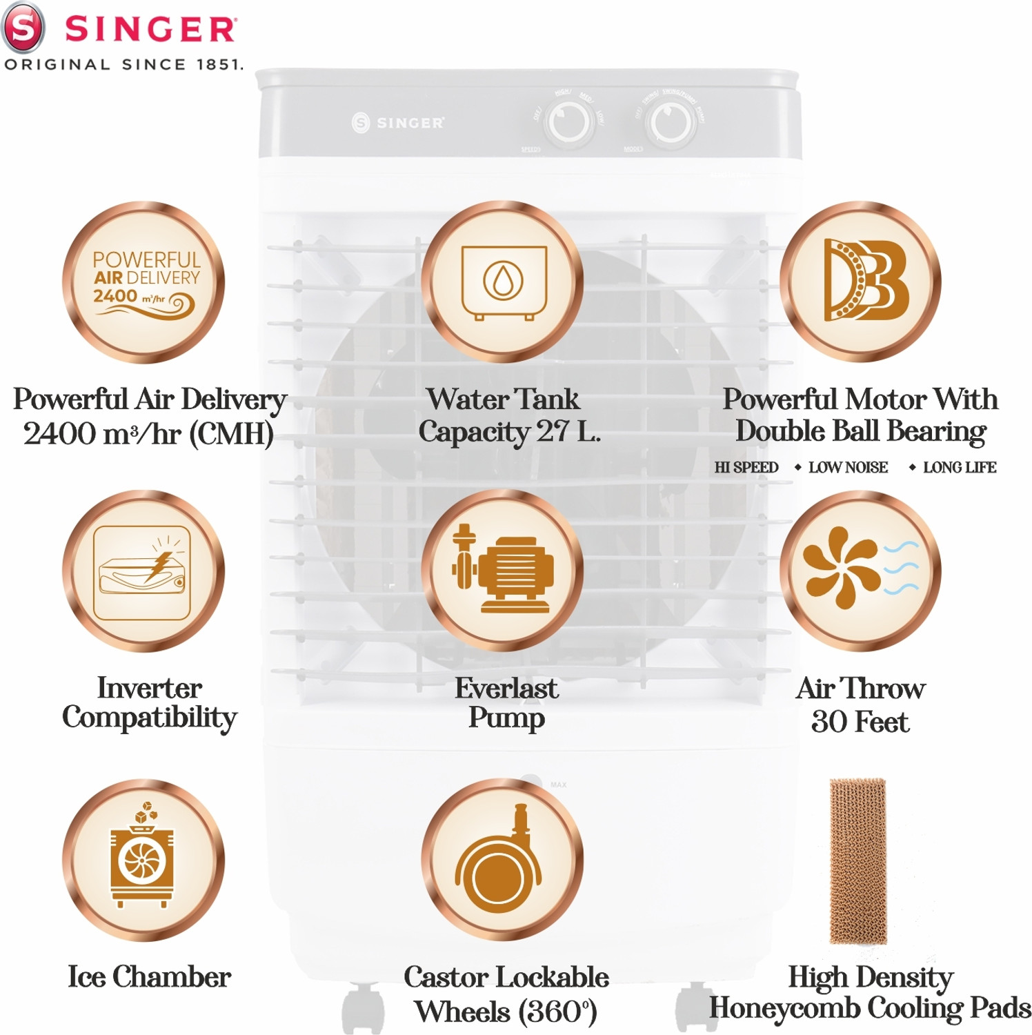 Image of SINGER 27 L Desert Air Cooler