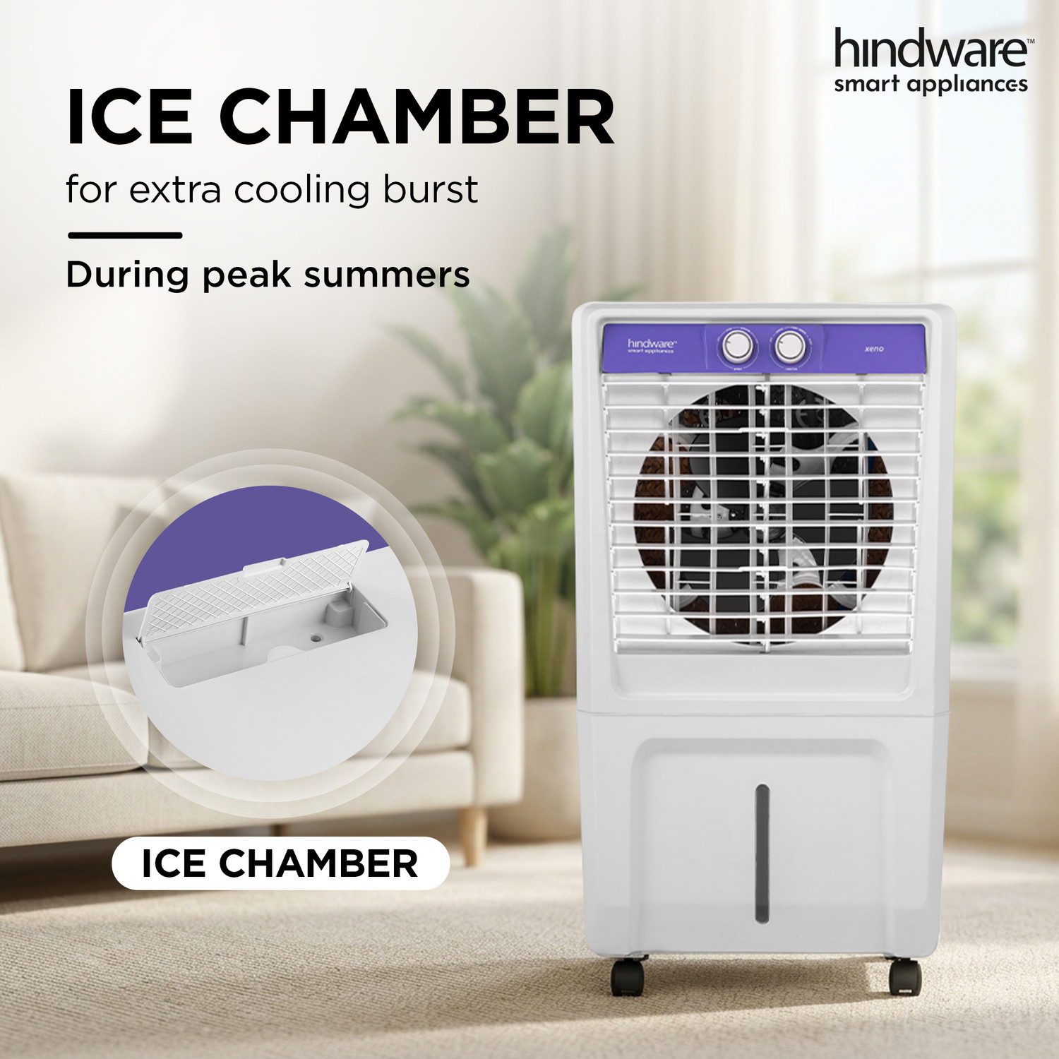 Image of Hindware Smart Appliances 58 L Room /Personal Air Cooler