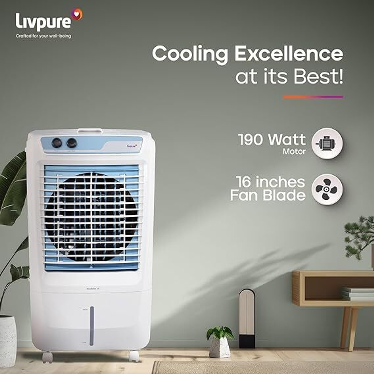 Image of LIVPURE 65 L Desert Air Cooler