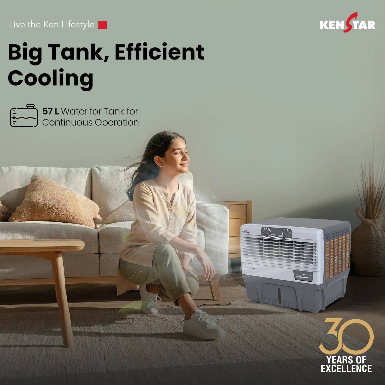 Kenstar 60 L Window Air Cooler Price in India - Buy Kenstar 60 L