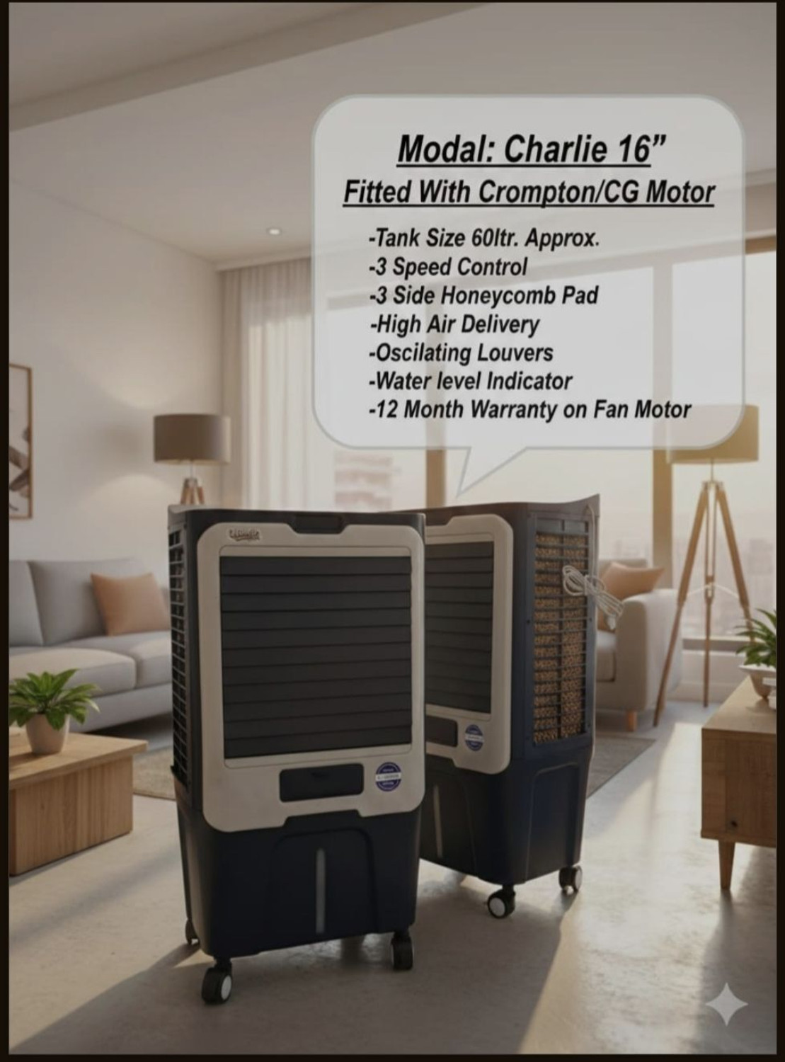 Image of Morfit 60 L Desert Air Cooler