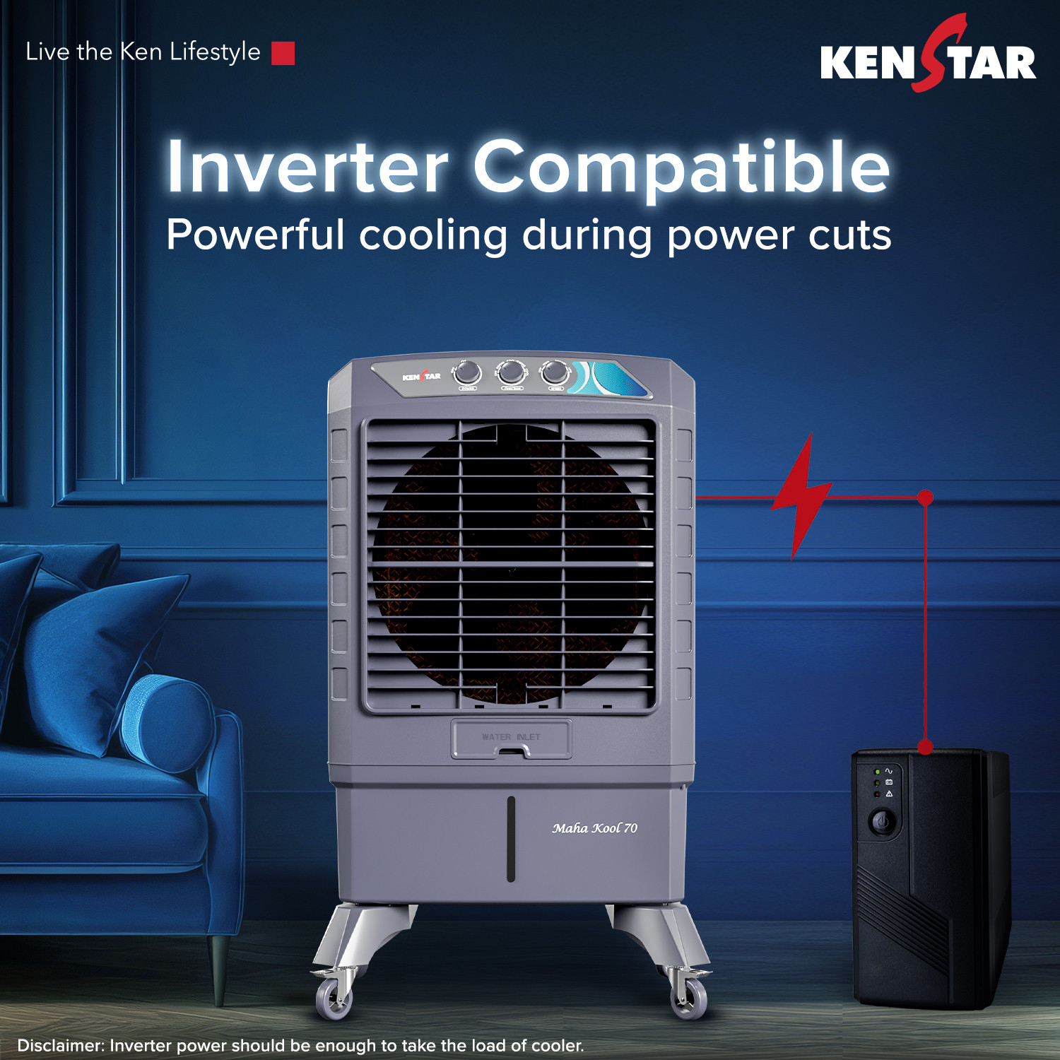 Image of Kenstar 70 L Desert Air Cooler