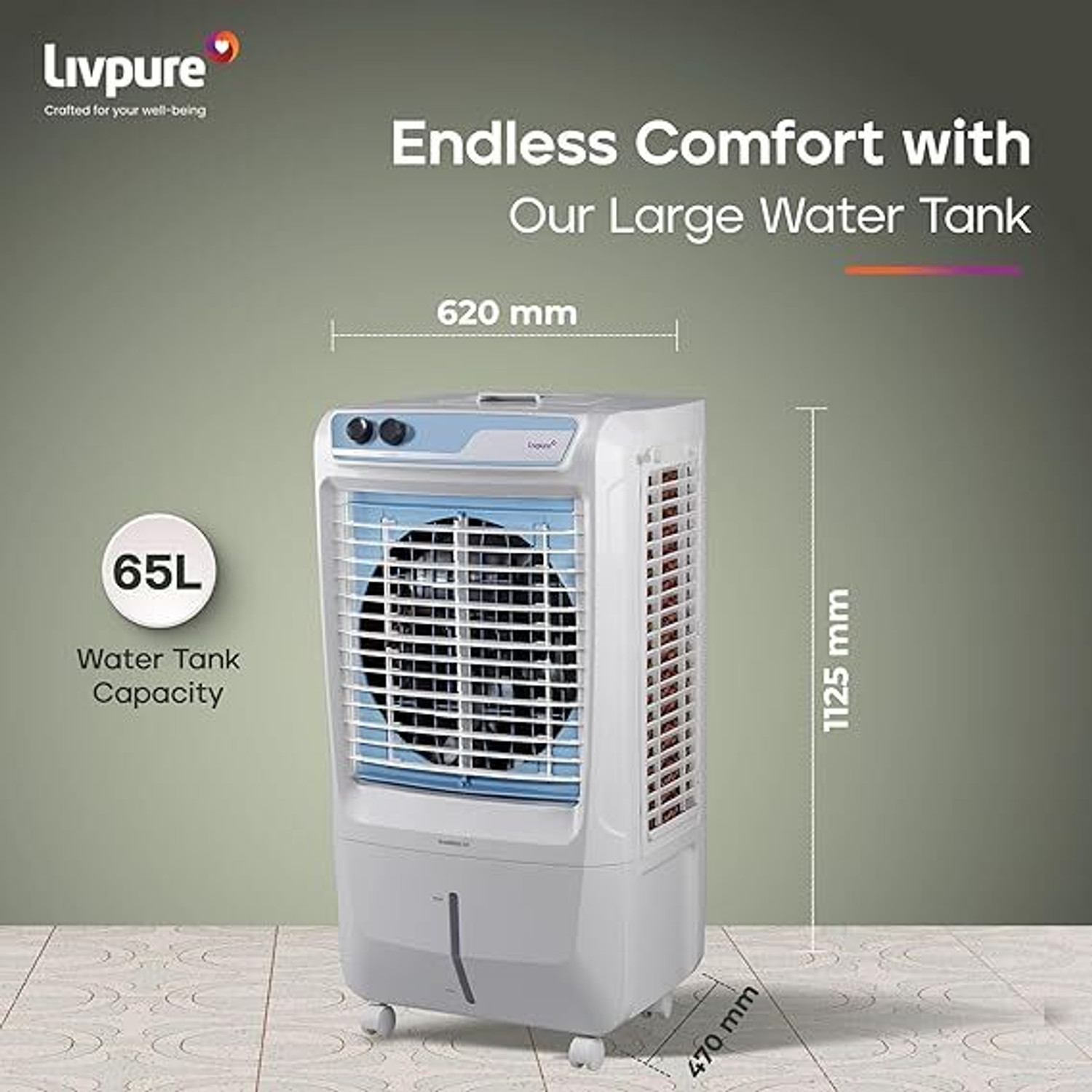 Image of LIVPURE 65 L Desert Air Cooler