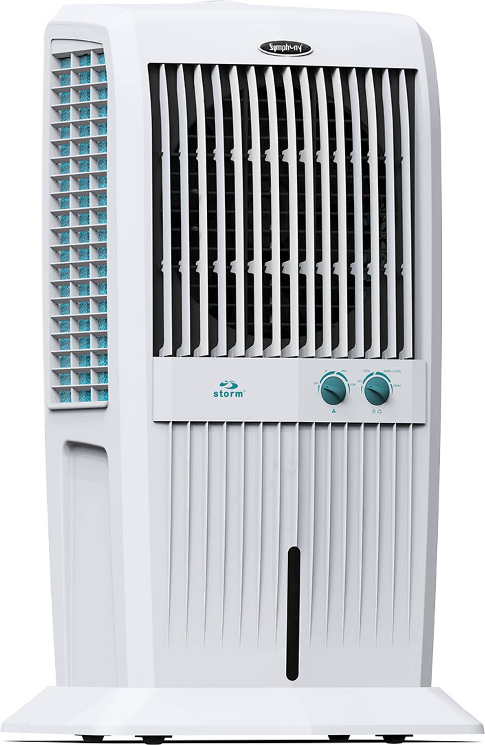 Symphony 70 L Desert Air Cooler with 3 side Honeycomb Cooling Pad CFD Technology Inverter Compatible