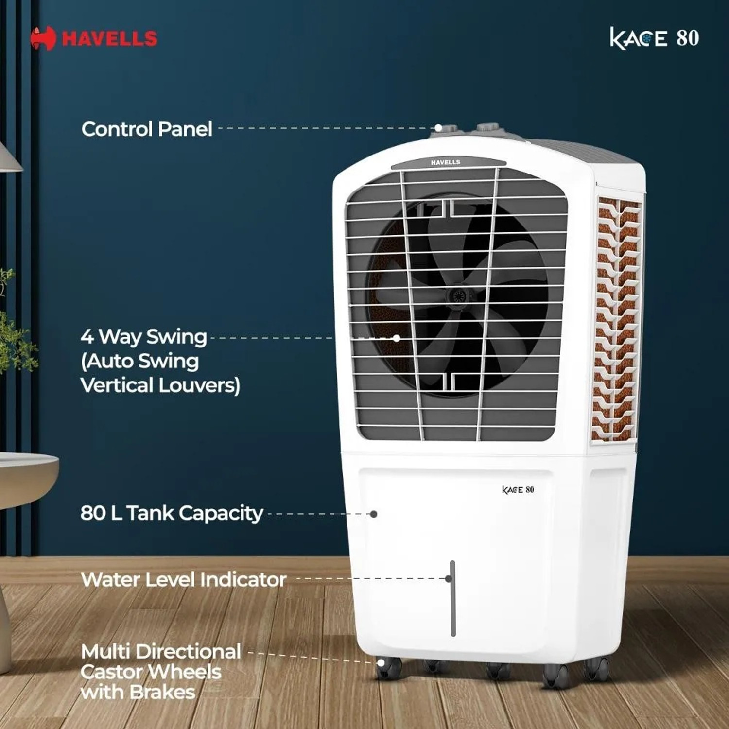 Image of HAVELLS 80 L Desert Air Cooler