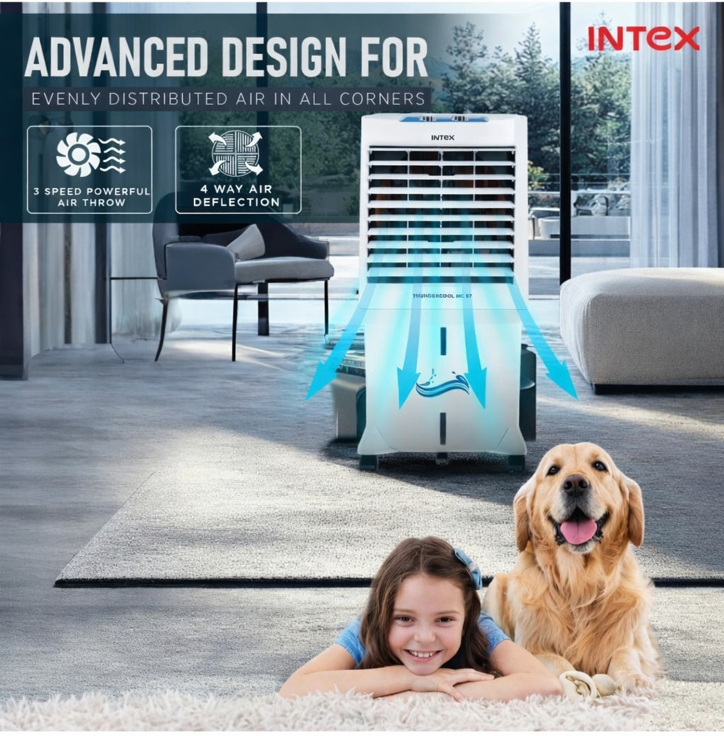 Image of Intex 90 L Desert Air Cooler