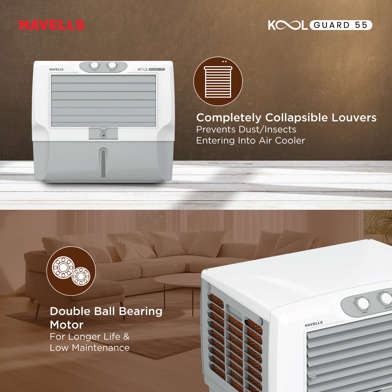 Image of HAVELLS 55 L Desert Air Cooler