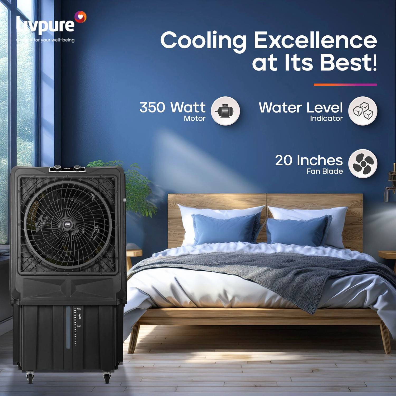 Image of LIVPURE 100 L Desert Air Cooler
