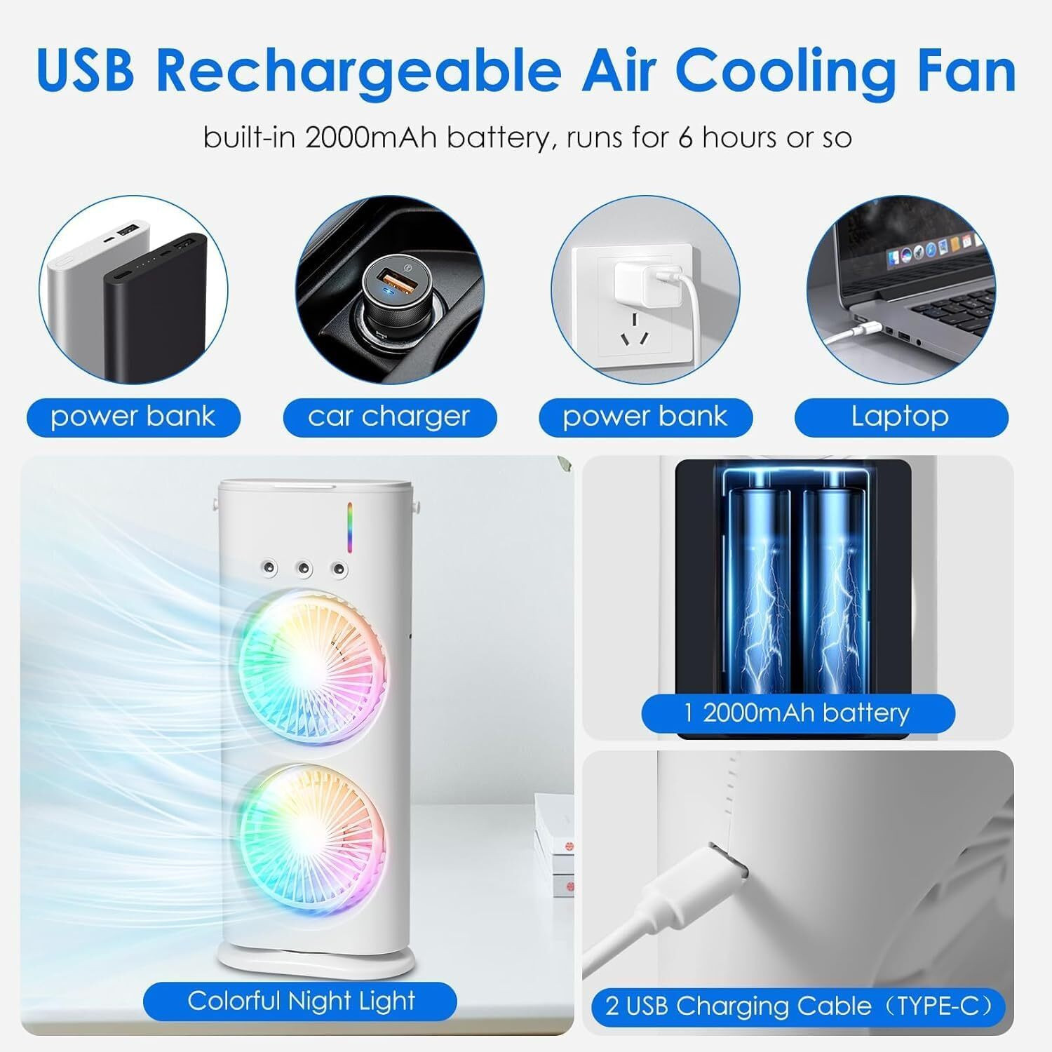 Image of Xydrozen 2MF-20 with 1 Year Warranty Remote Controlled Table Fan