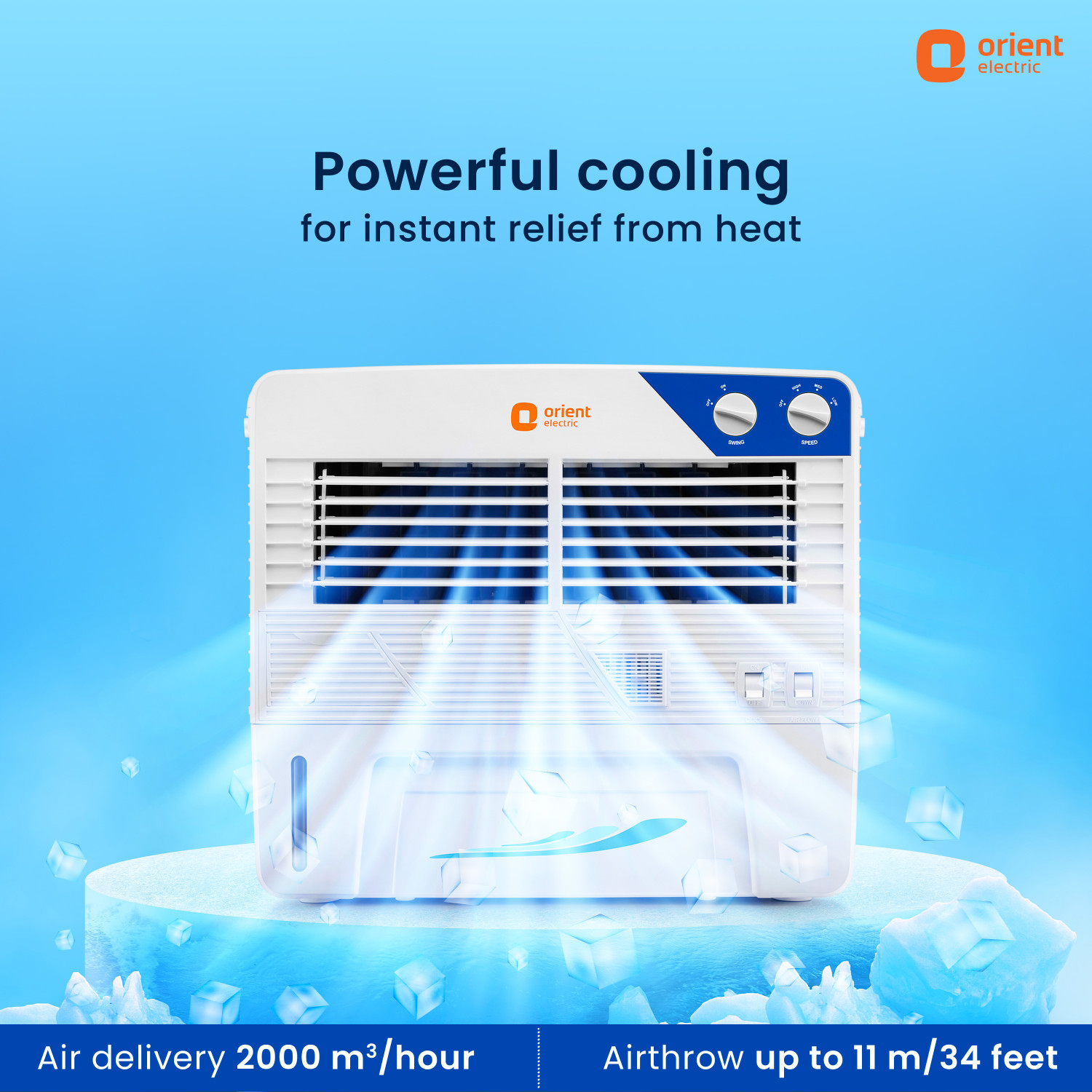 Image of Orient Electric 50 L Window Air Cooler