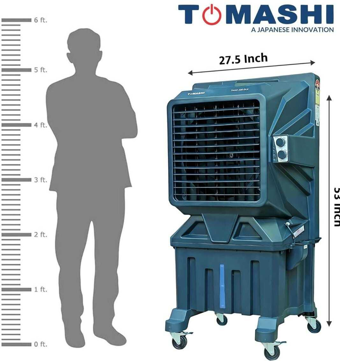Image of TOMASHI 75 L Tower Air Cooler