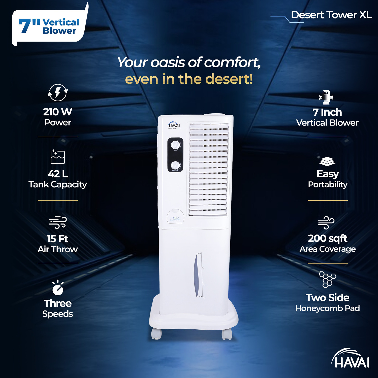 Image of Havai 42 L Tower Air Cooler