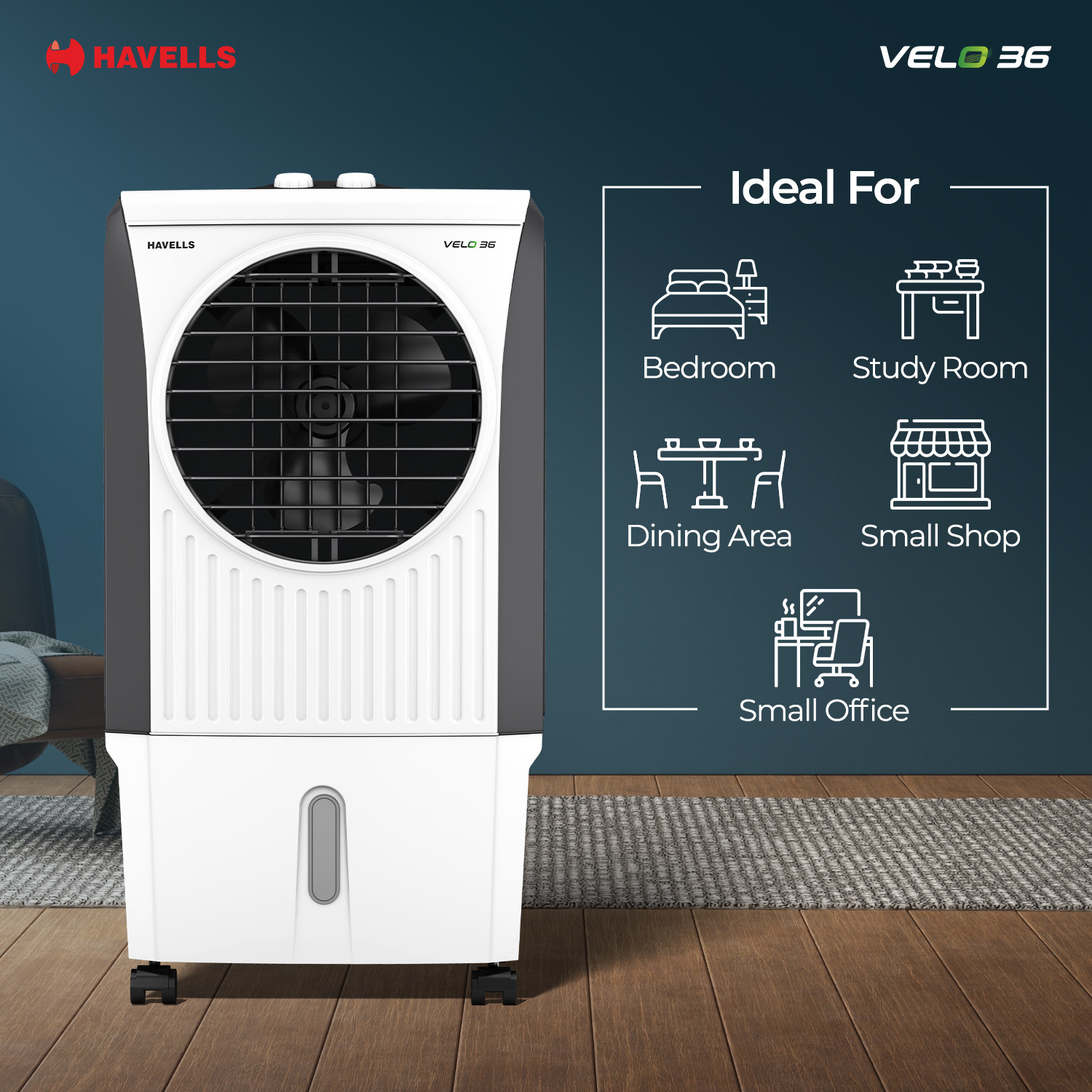 Image of HAVELLS 36 L Room /Personal Air Cooler