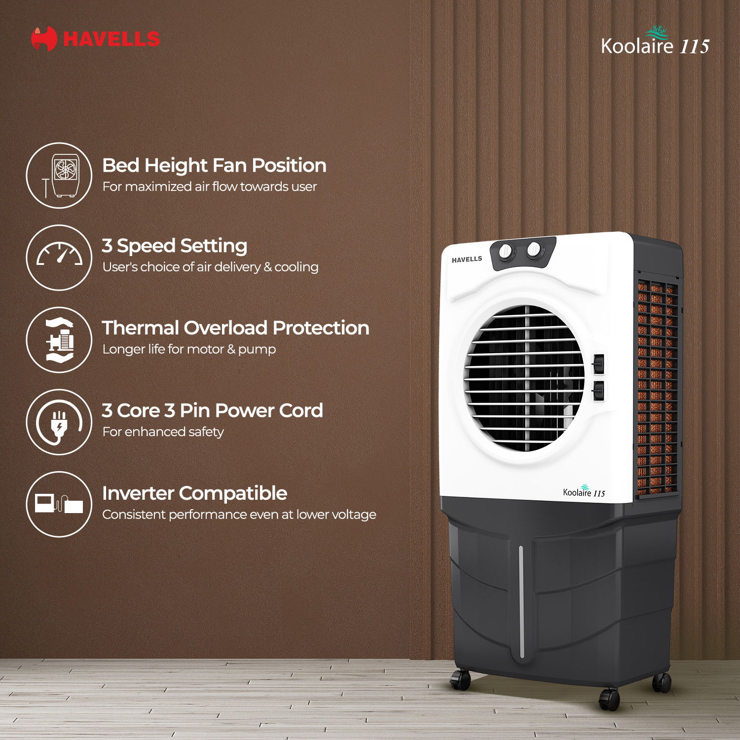 Image of HAVELLS 115 L Desert Air Cooler