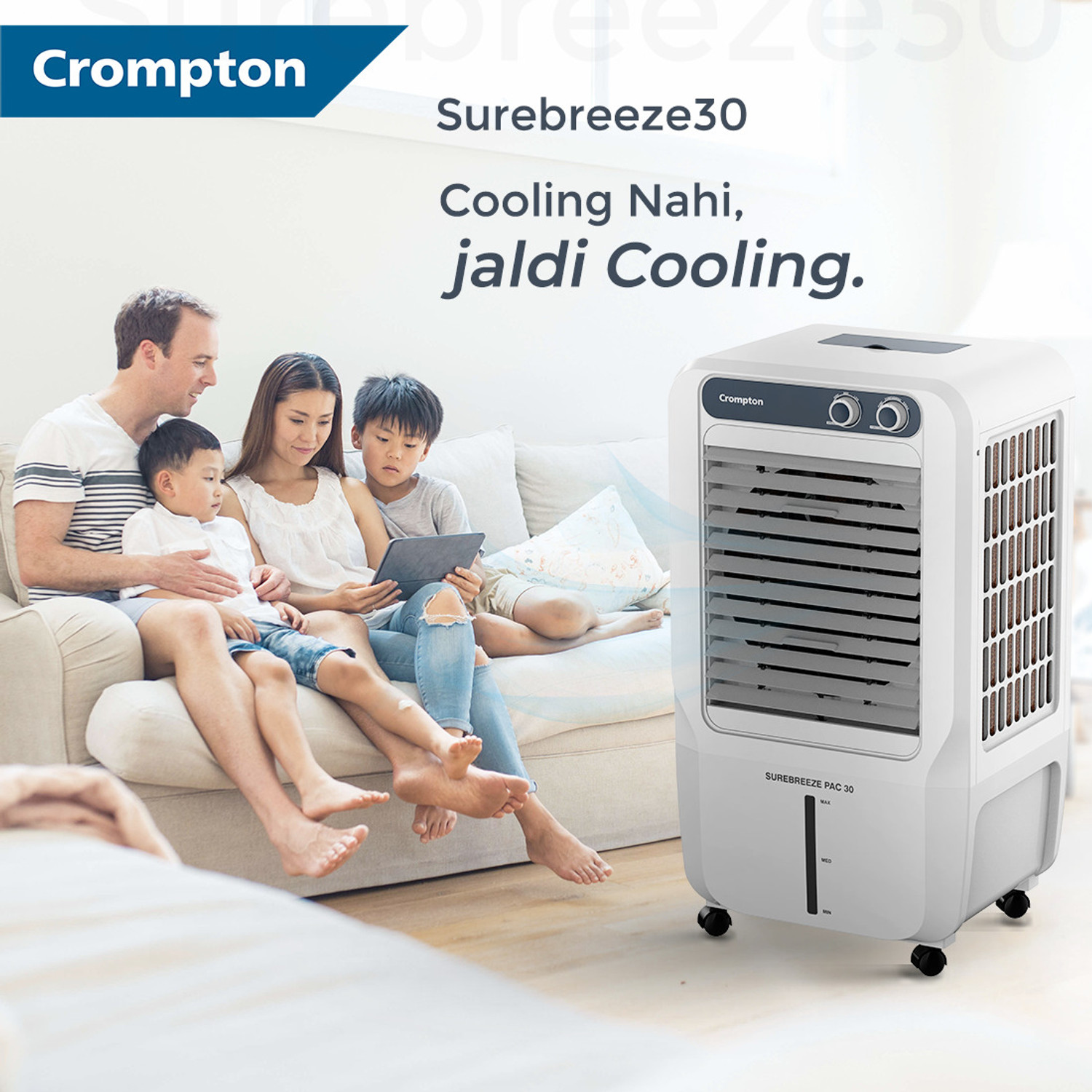 Image of Crompton 30 L Room /Personal Air Cooler