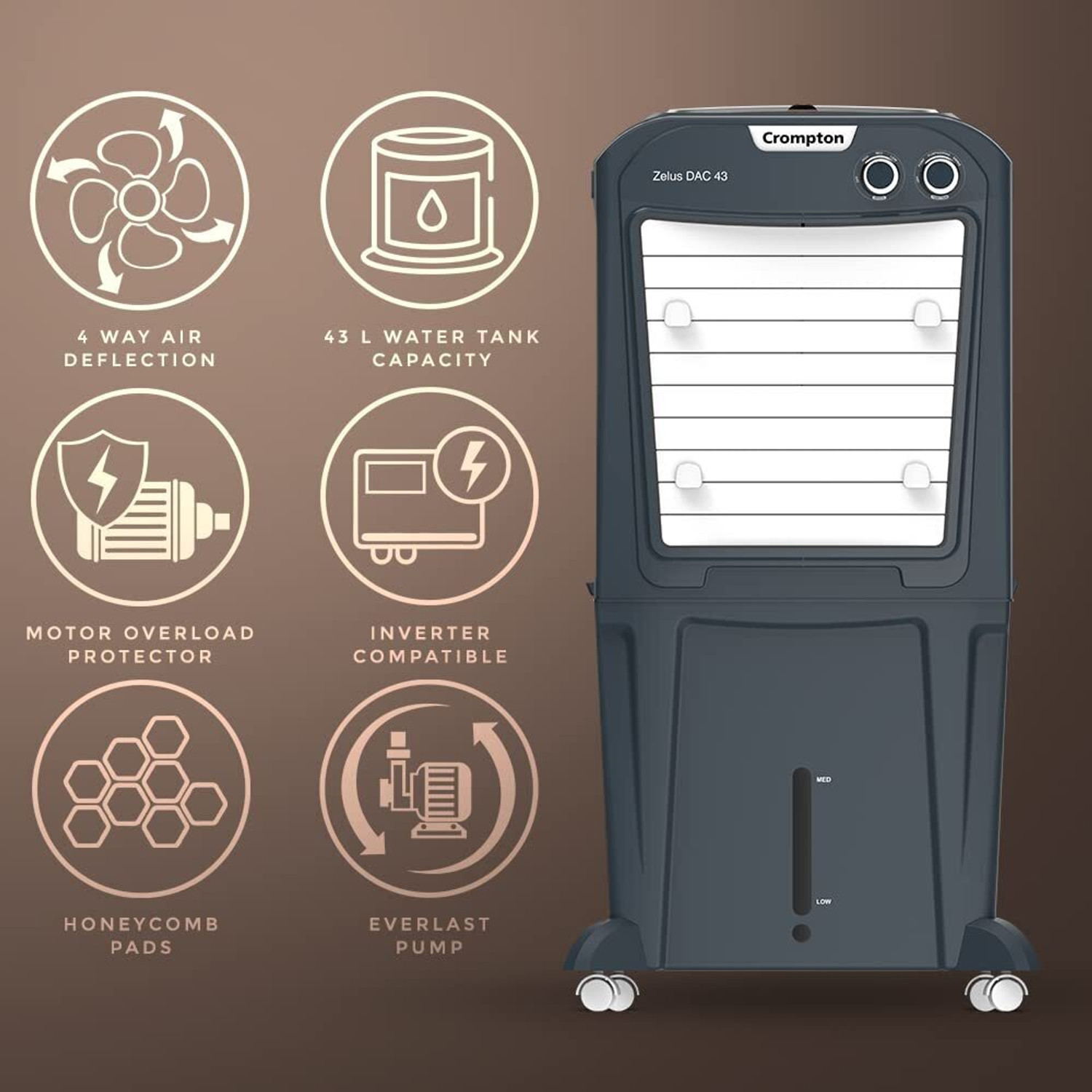 Image of Crompton 45 L Desert Air Cooler