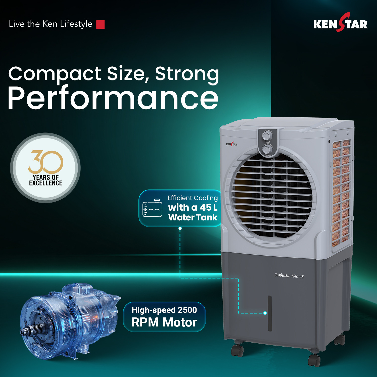 Image of Kenstar 45 L Room /Personal Air Cooler
