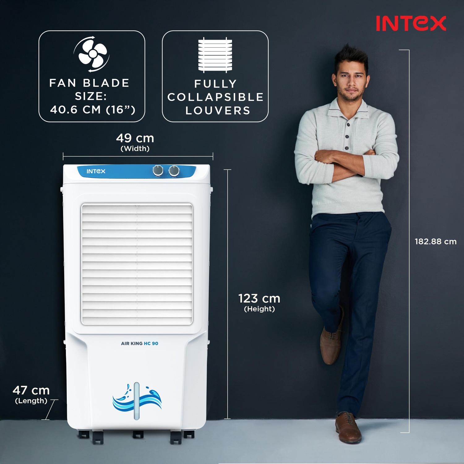 Image of Intex 90 L Desert Air Cooler