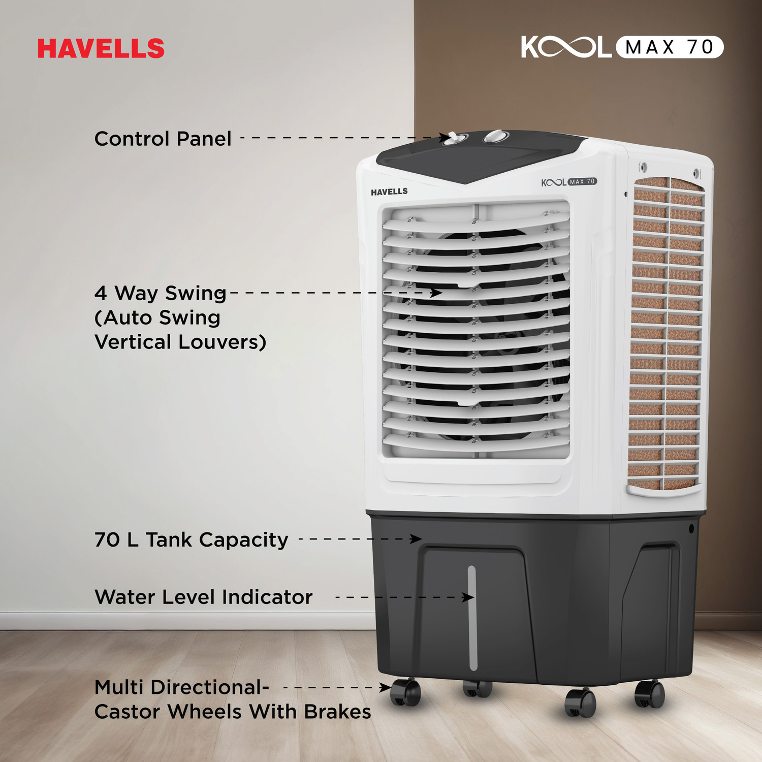 Image of HAVELLS 70 L Desert Air Cooler