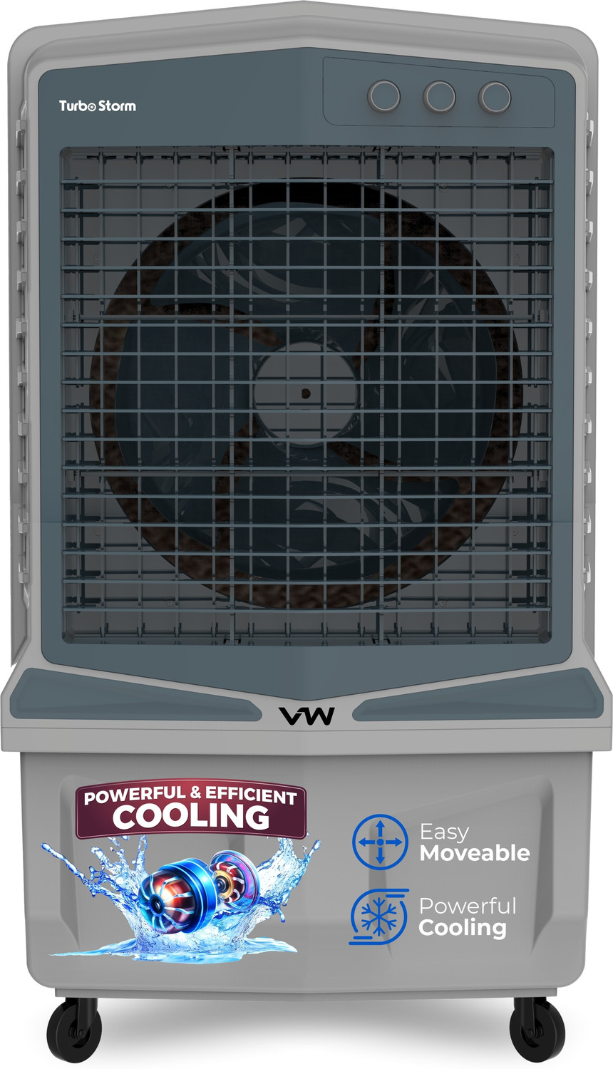 Image of VW 150 L Desert Air Cooler With 3 side Honeycomb
