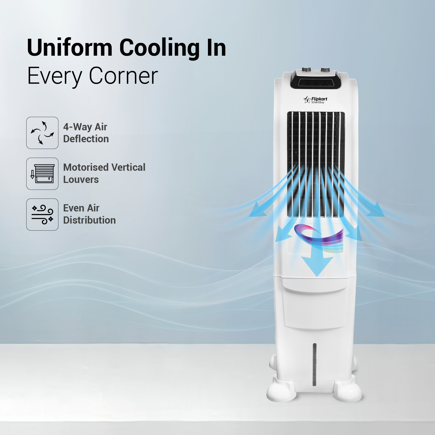 Image of Flipkart SmartBuy 55 L Tower Air Cooler