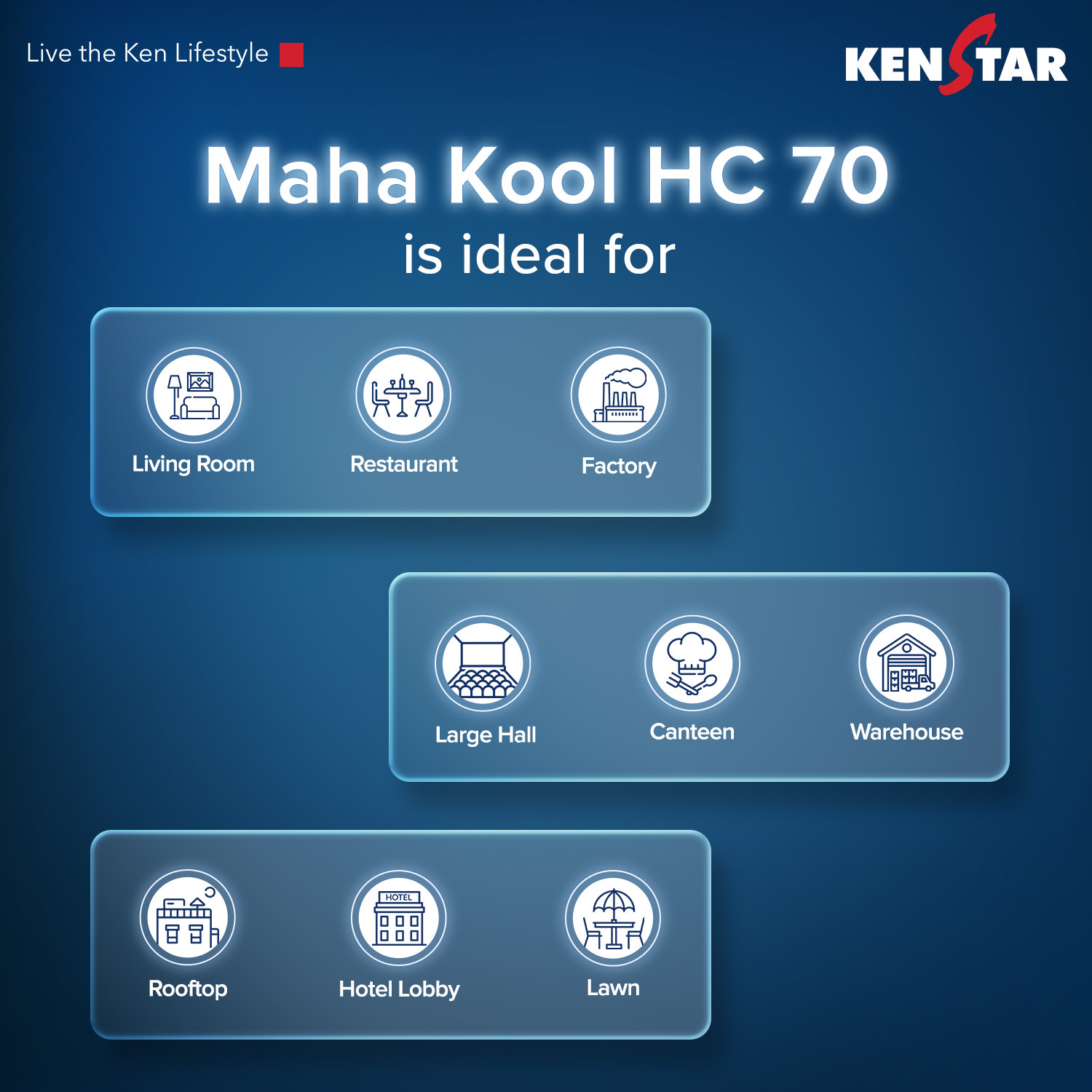 Image of Kenstar 70 L Desert Air Cooler