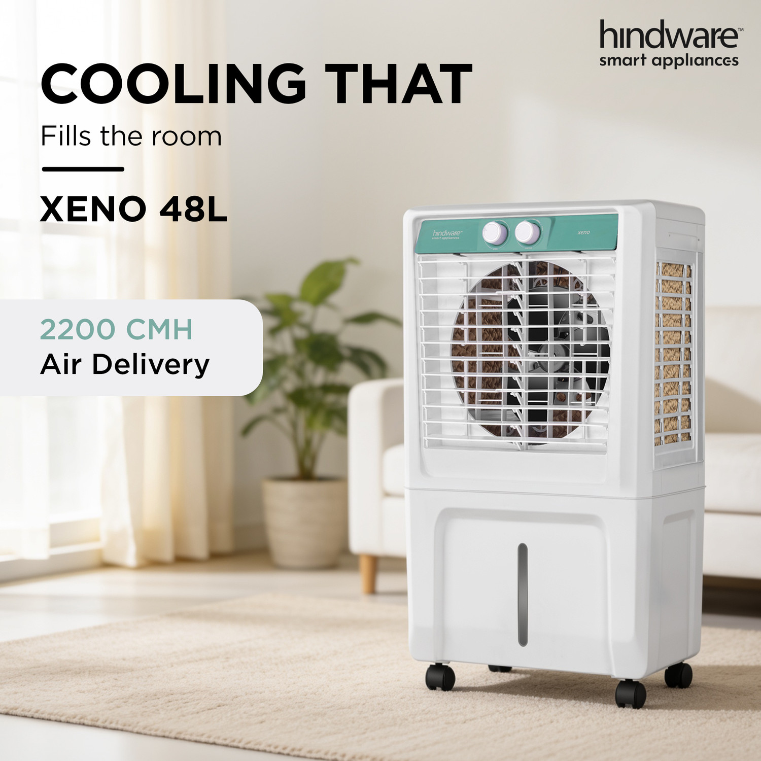Image of Hindware Smart Appliances 48 L Room /Personal Air Cooler