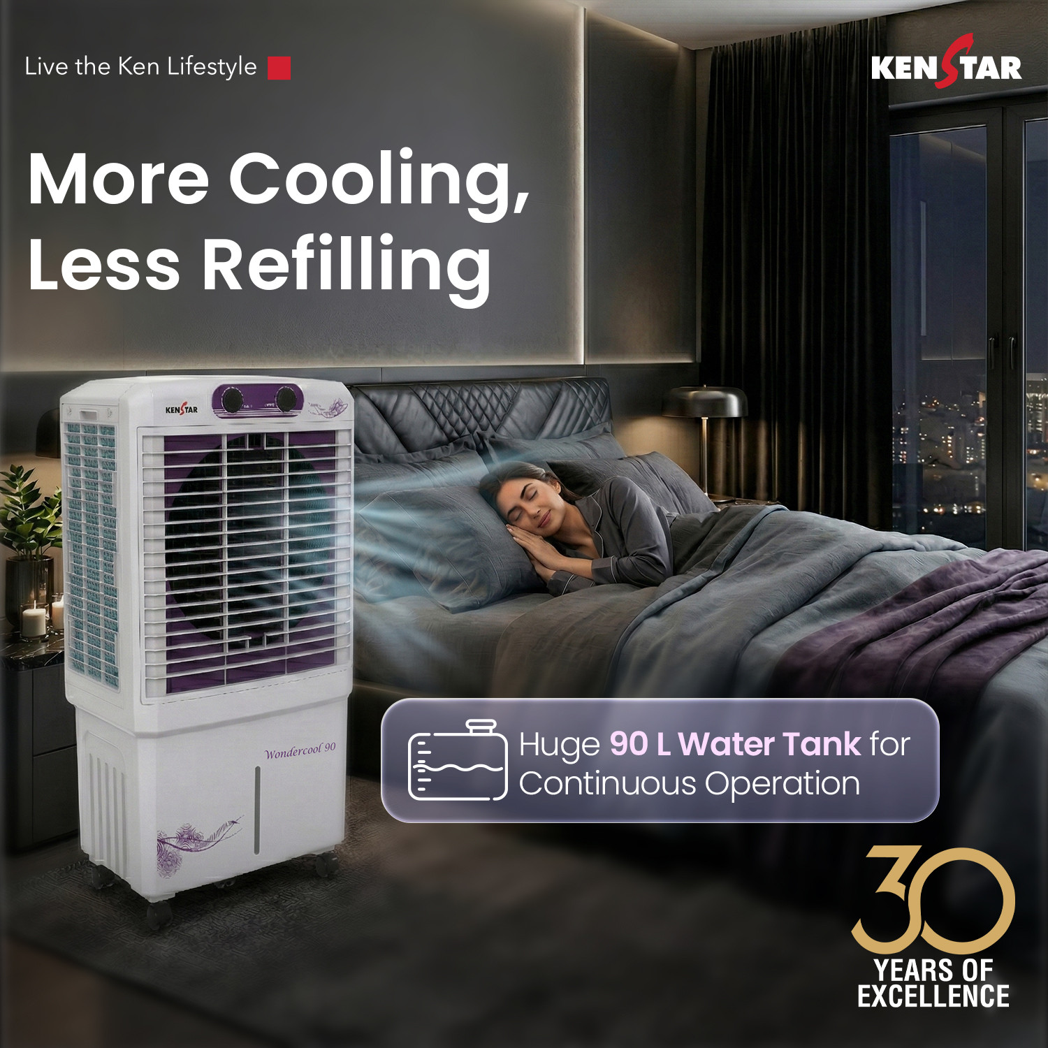 Image of Kenstar 90 L Desert Air Cooler