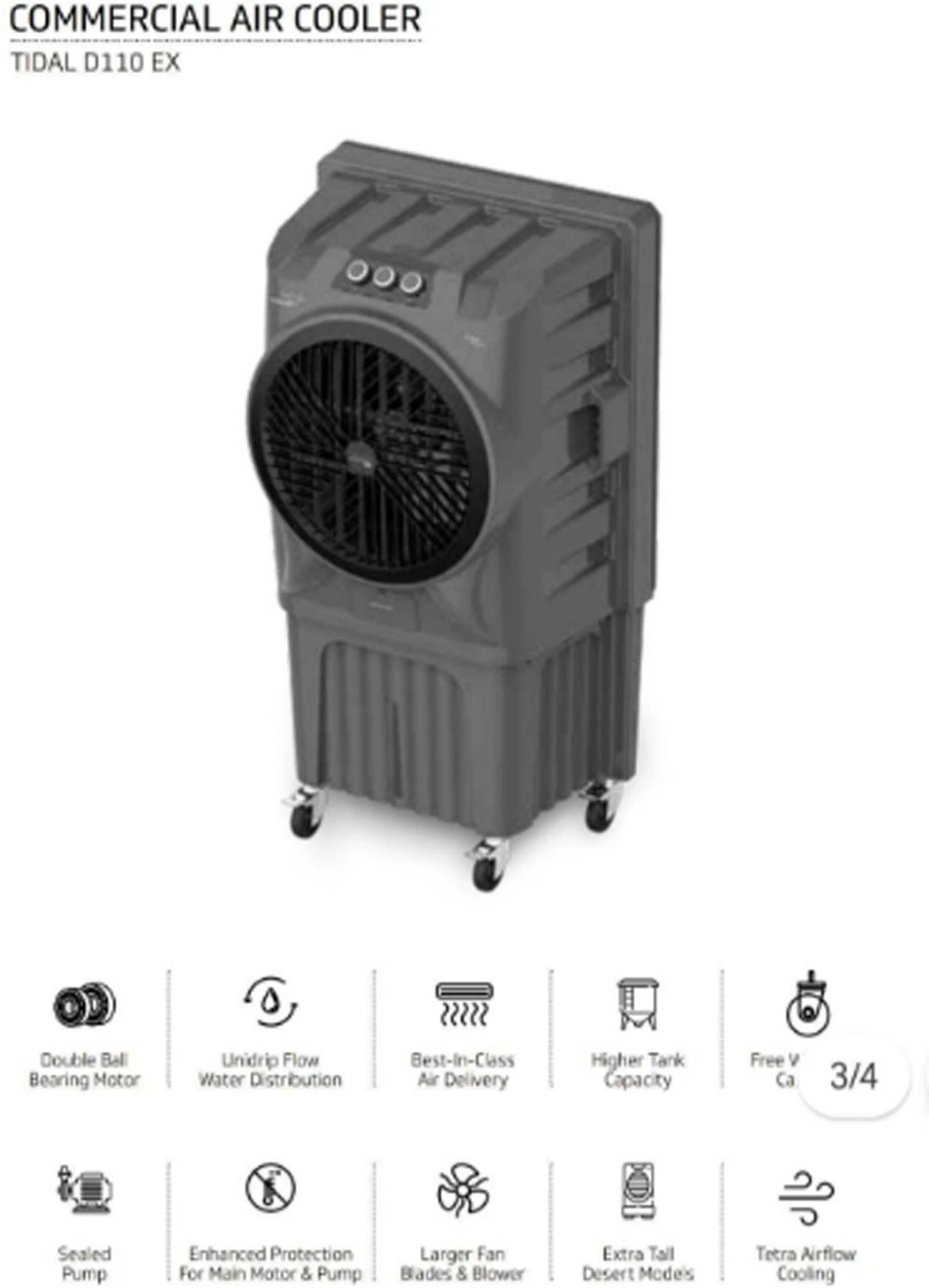 Image of V-Guard 110 L Desert Air Cooler