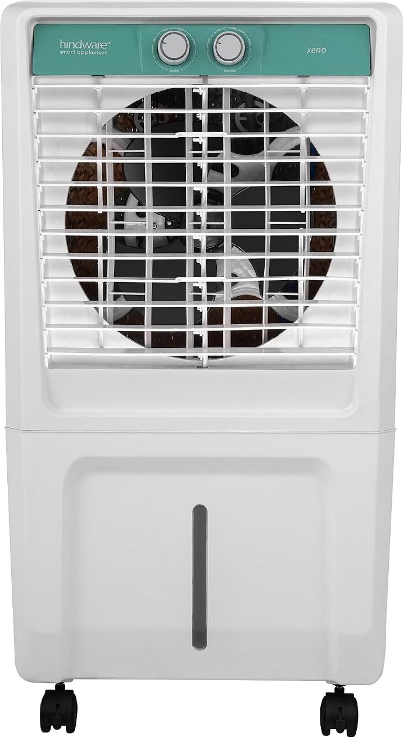 Image of Hindware 48 L Room /Personal Air Cooler (White & Teal, Xeno)