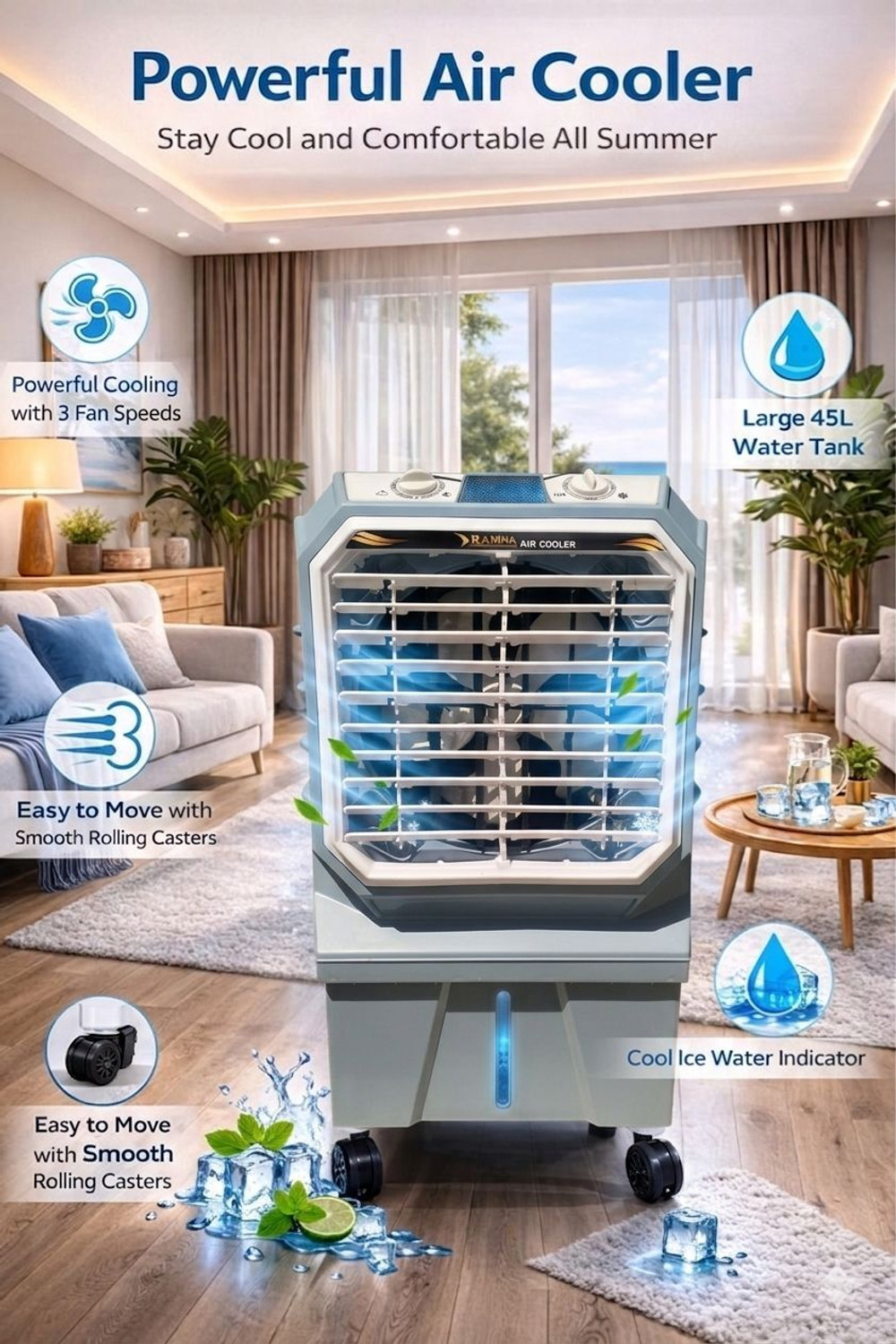 Image of Prerana 25 L Room /Personal Air Cooler