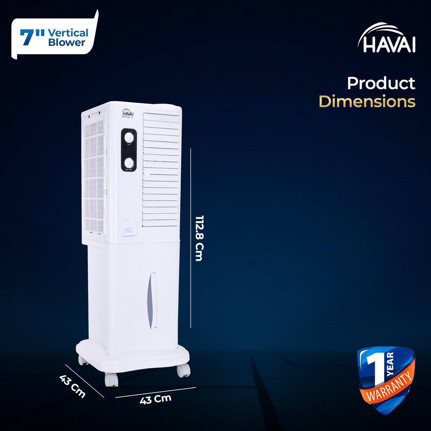 Image of Havai 42 L Tower Air Cooler