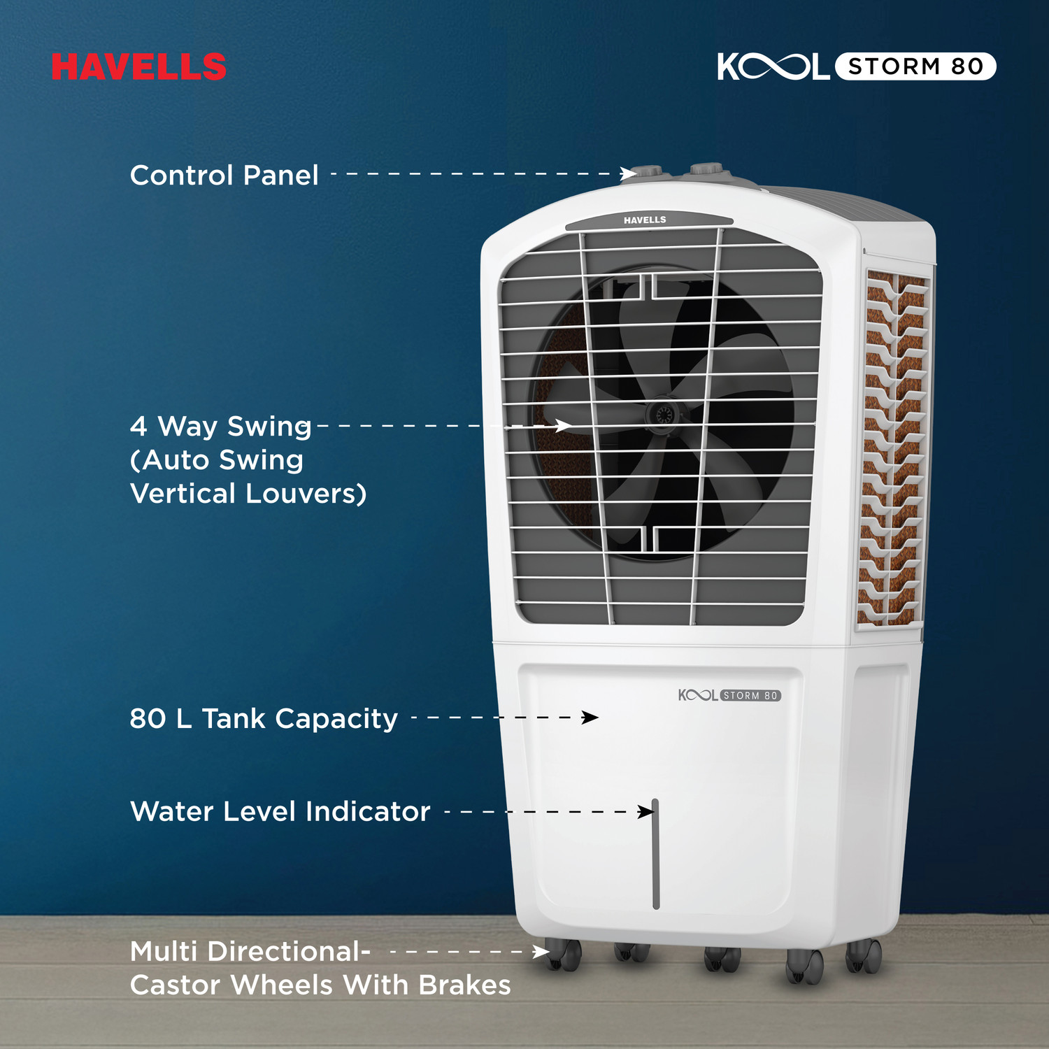 Image of HAVELLS 80 L Desert Air Cooler