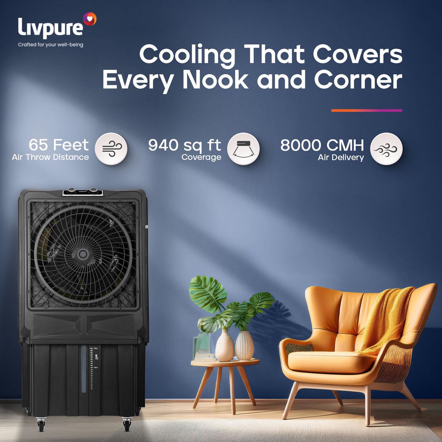 Image of LIVPURE 100 L Desert Air Cooler