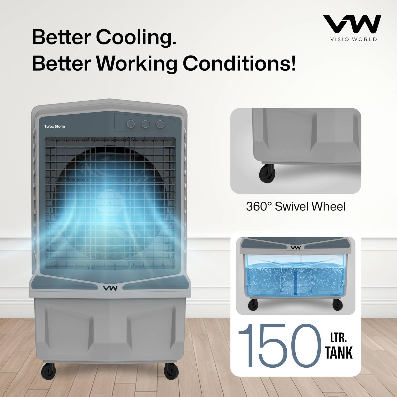 VW 150 L Desert Air Cooler - Image 2