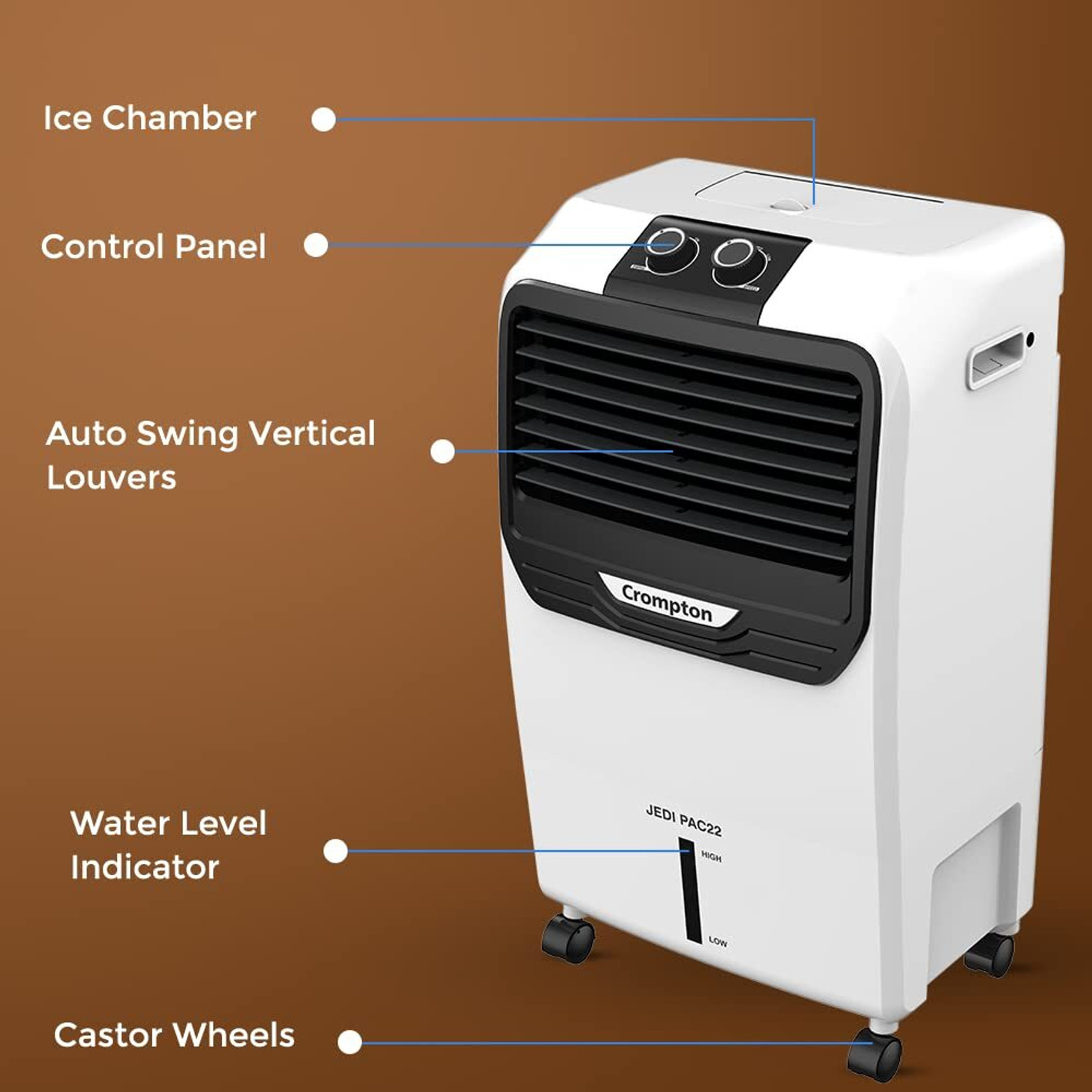 Image of Crompton 22 L Room /Personal Air Cooler