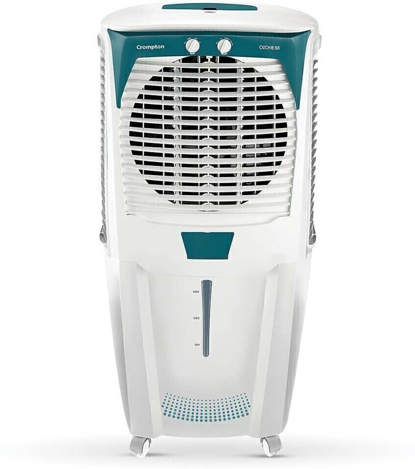 Crompton 88 L Desert Air Cooler with Honeycomb Cooling Pad (White