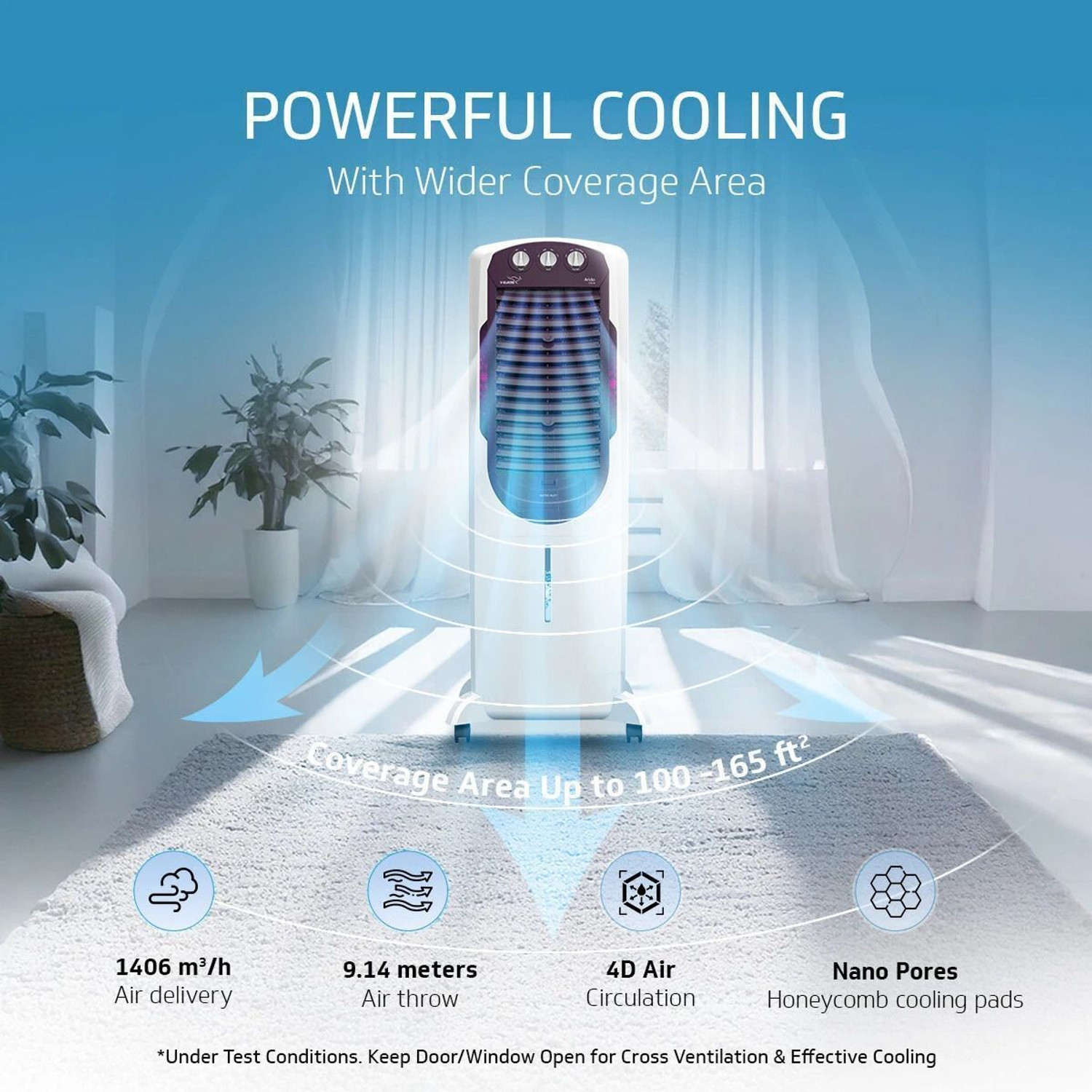 Image of V-Guard 35 L Tower Air Cooler